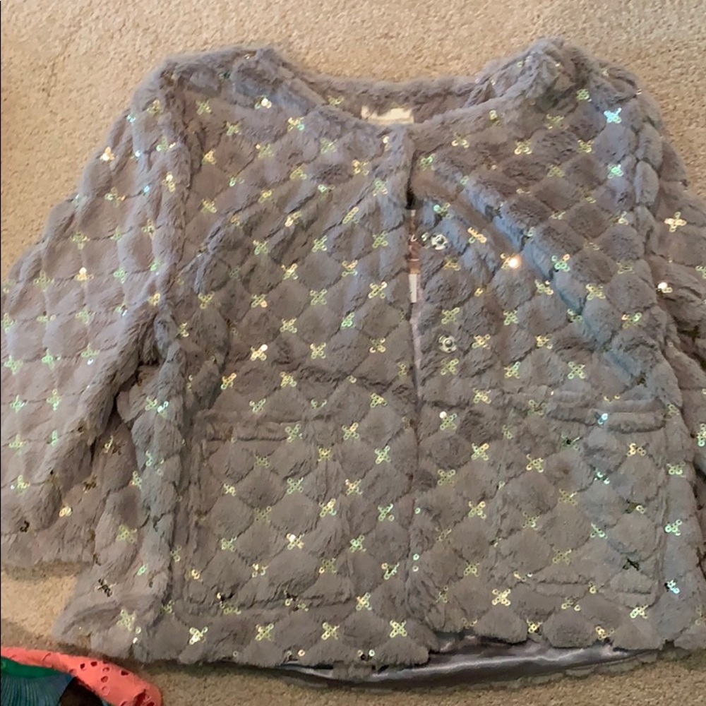 Faux fur cocktail jacket new with tags